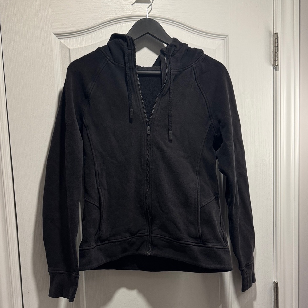 346-Lululemon Warm For Winter hoodie- black